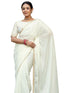 Vasthrlay Sequins Embroidery Black Saree