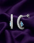 CLARA 925 Sterling Silver Hoop Bali Earrings | Daily Wear