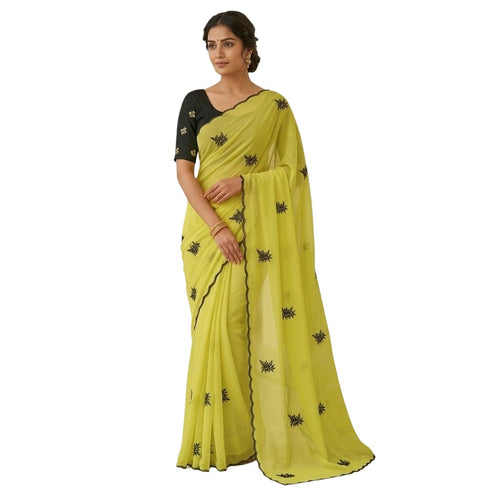 Vasthrlay Georgette Embroidery Lightweight Unstitched