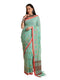 Vasthrlay Handloom Embroidered Apricot Saree