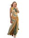 Vasthrlay Striped Digital Combination Musterdgreen