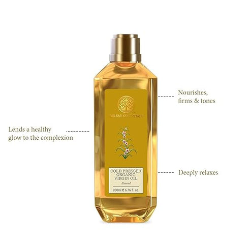 Forest Essentials Organic Cold Pressed Virgin Oil Almond