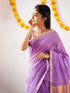 Vasthrlay Banarasi Unstitched Saree