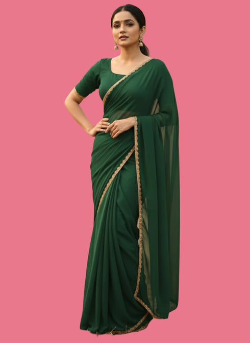 Vasthrlay Decorative Unstitched Saree