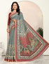 Vasthrlay Women's Cotton Kalamkari Wedding Saree With Blouse Piece