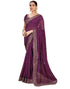 Vasthrlay Bandhani Embroidery Unstitched Rama Green Saree
