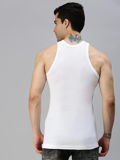 Lux Cozi Cotton Men's Solid Vest 2XL