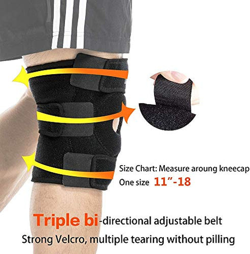 Knee Support Open Patella | Breathable Knee Cap Brace for Arthritis Pain Relief | Sports for Men And Women