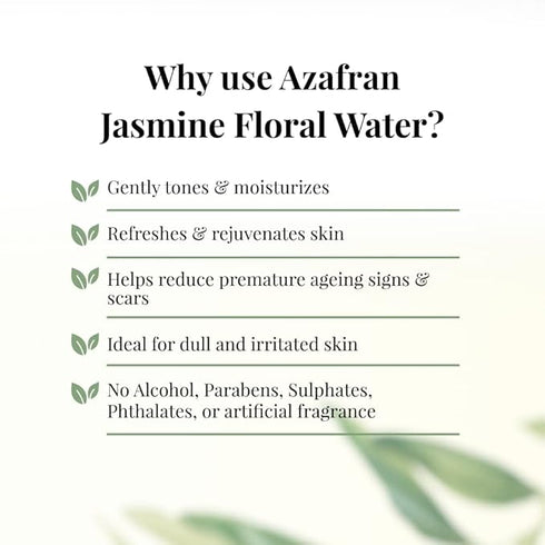 Azafran Organic Jasmin Face & Body Toner Spray