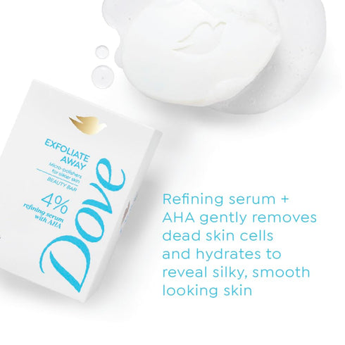 Dove Exfoliate Away Serum Beauty Bar