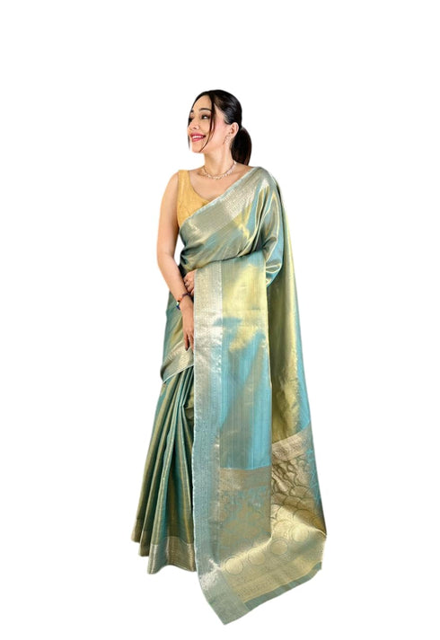 Vasthrlay Banarasi Weaving Lavendar