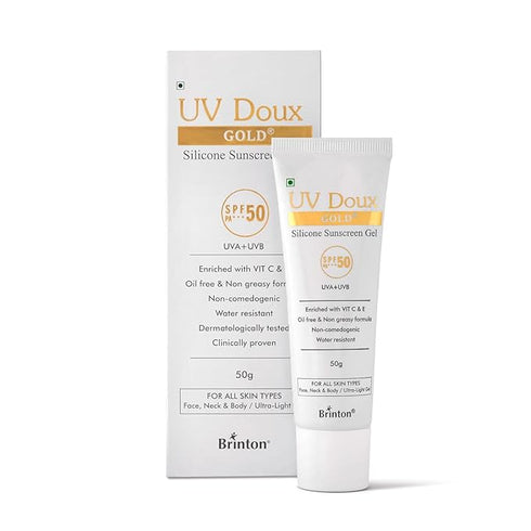 Brinton UV Doux Gold Silicone Sunscreen Gel SPF 50 PA+++