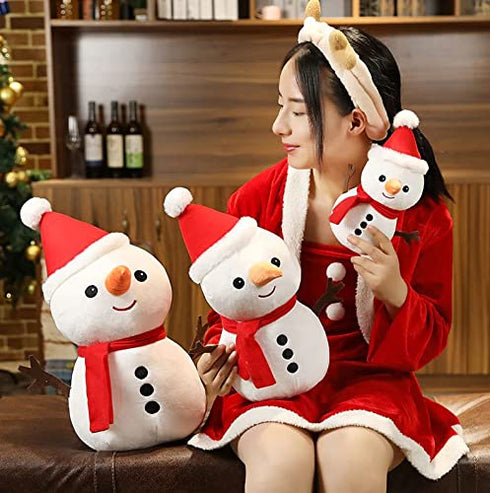 SOFT Stuffed Snowman Toy for Christmas
