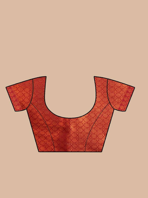 Vasthrlay Banarasi Unstitched Saree