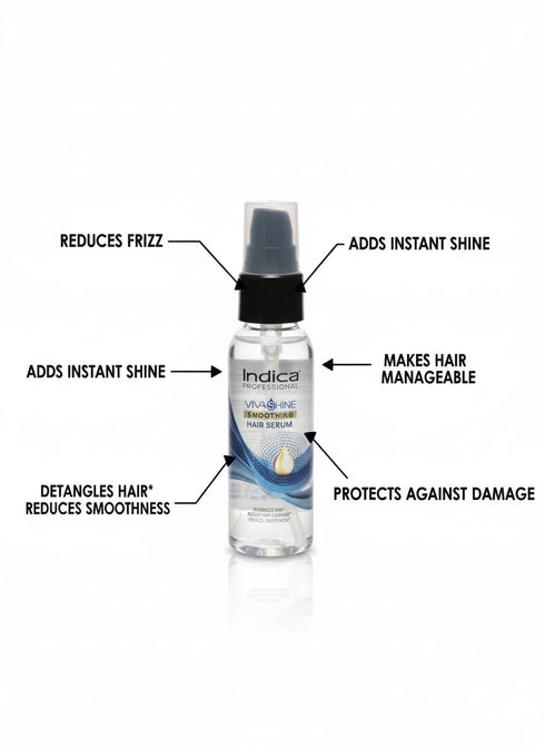 Indica Professional VivaShine Smoothing Hair Serum Anti Frizz Instant Shine &