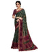 Vasthrlay Chiffon Bandhani Unstitched Yellow Saree