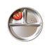 Stainless Steel Plate for Kids with 3 Compartments
