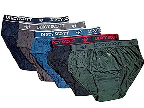 Dixcy Scott Men's Cotton Brief Pack Of 2 (Size :100 Cm), Brown
