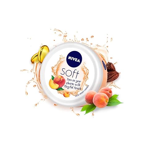 Nivea Soft Light Moisturising Cream Playful Peach