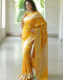 Vasthrlay Kanjivaram Banarasi Wedding Orange Saree