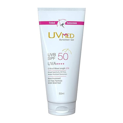Uvmed Tinted Sunscreen Gel With SPF 50