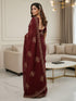 Vasthrlay Georgette Traditional Az Ys Pehenva Brown Rr Ethnic Wear
