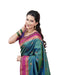 Vasthrlay Kanjivaram Jamun Red Contrast Traditional