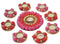 Artificial Flower Rose Pearls Diya Tealight Rangoli Floating/Non Floating Festive Decor