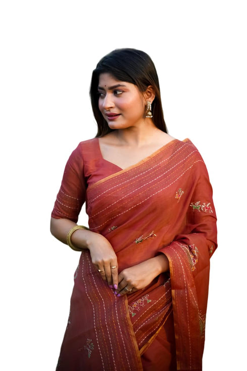 Vasthrlay Khadi Cotton Embroidery
