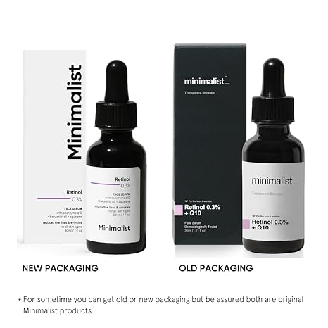 Minimalist Anti-Aging Night Serum with 0.3% Retinol & Q10