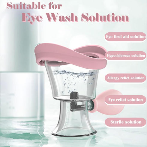 2Pack Eye Wash Cup-Portable Eye Washer Bath Kit