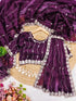 Vasthrlay Green Embroidery Saree
