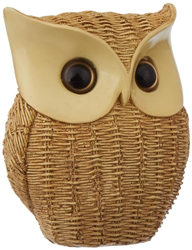 Modern Classy Happy Owl Resin Art Figurine | Beautiful Home Decor