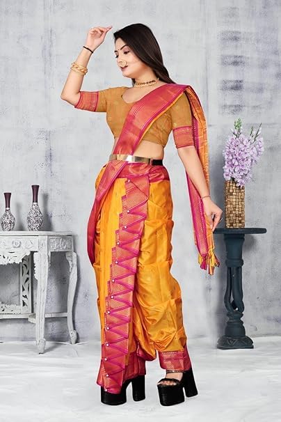Vasthrlay Paithani Maharashtrian Beutiful Contrast