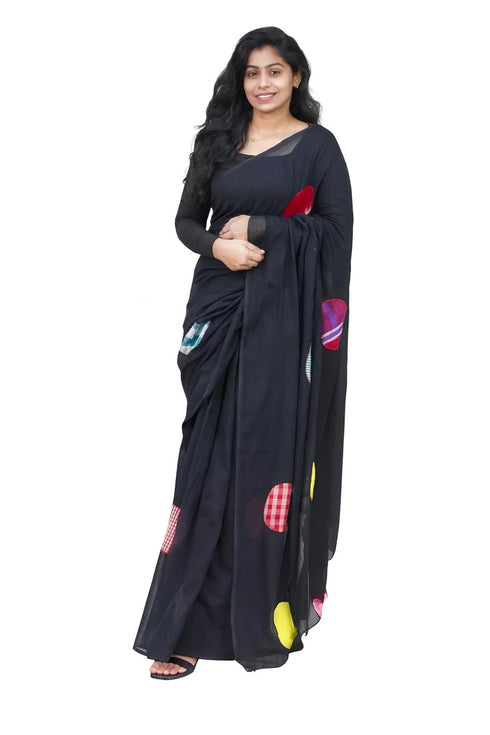 Vasthrlay Multicolor Patchwork Matching Unstitched