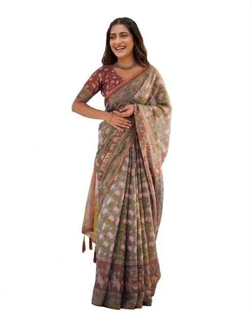 Vasthrlay Premium Banarasi Brocade Unstitched