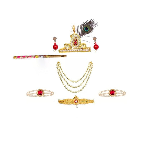 Red Krishna Costume for Kids