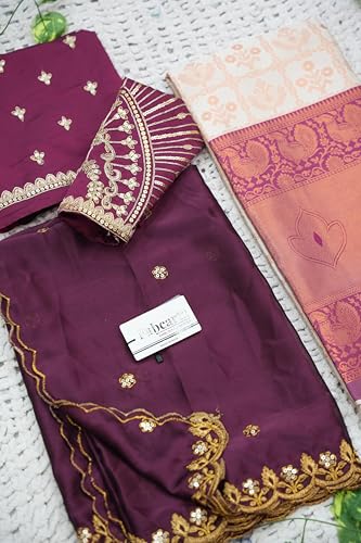 Vasthrlay South India Half And Half Saree For Womens