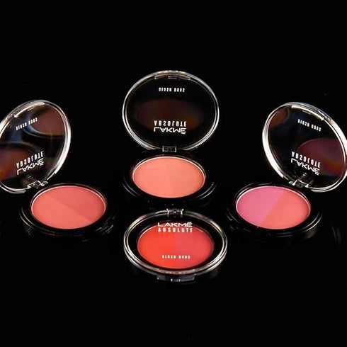 Lakme Absolute Face Stylist Blush Duos | Coral Blush