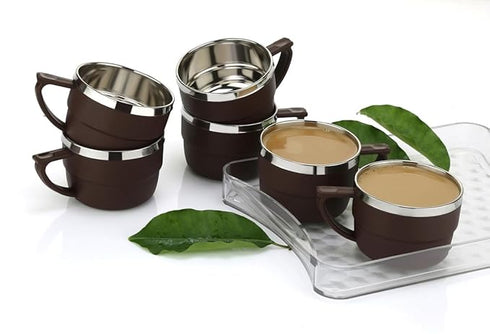 Tea Cups Set Coffee Mug Set of 6