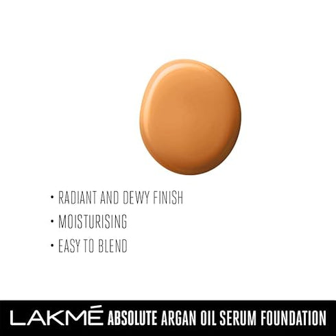 Lakme Absolute Argan Oil Serum Foundation | Cool Cinnamon
