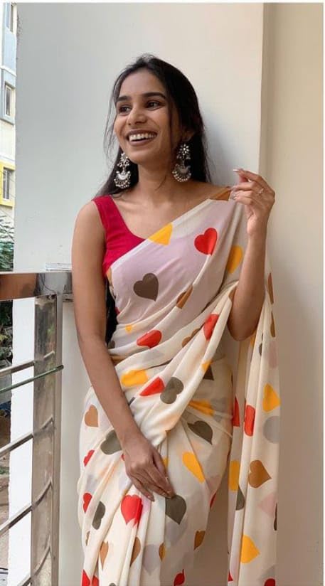Vasthrlay Women's Cotton Kalamkari Wedding Saree With Blouse Piece