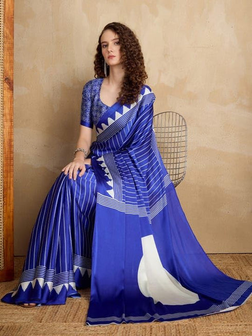 Vasthrlay Abstract Pattern Printed Az Ys Pratika Ethnic Wear