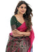 Vasthrlay Jacquard Kanjivaram Unstitched Pista Green Saree
