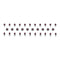 Comet Busters Maroon Abstract Design Bindis With Black Border