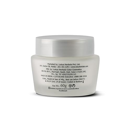 Lotus Herbals White Glow Skin Whitening And Brightening Deep Moisturising Crème