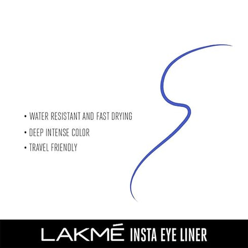 Lakme Insta Eye Liner Blue 9ml