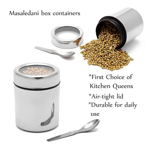 STEEPLE 7 IN 1 Spice Box Stainless Steel with