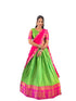 Vasthrlay Traditional Banarasi Contrasting Lemonrama