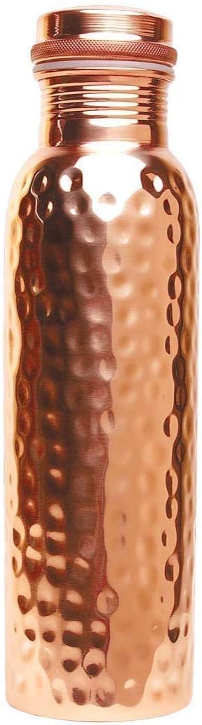 Copper Stylish Bottle 900 ML (Hammered)